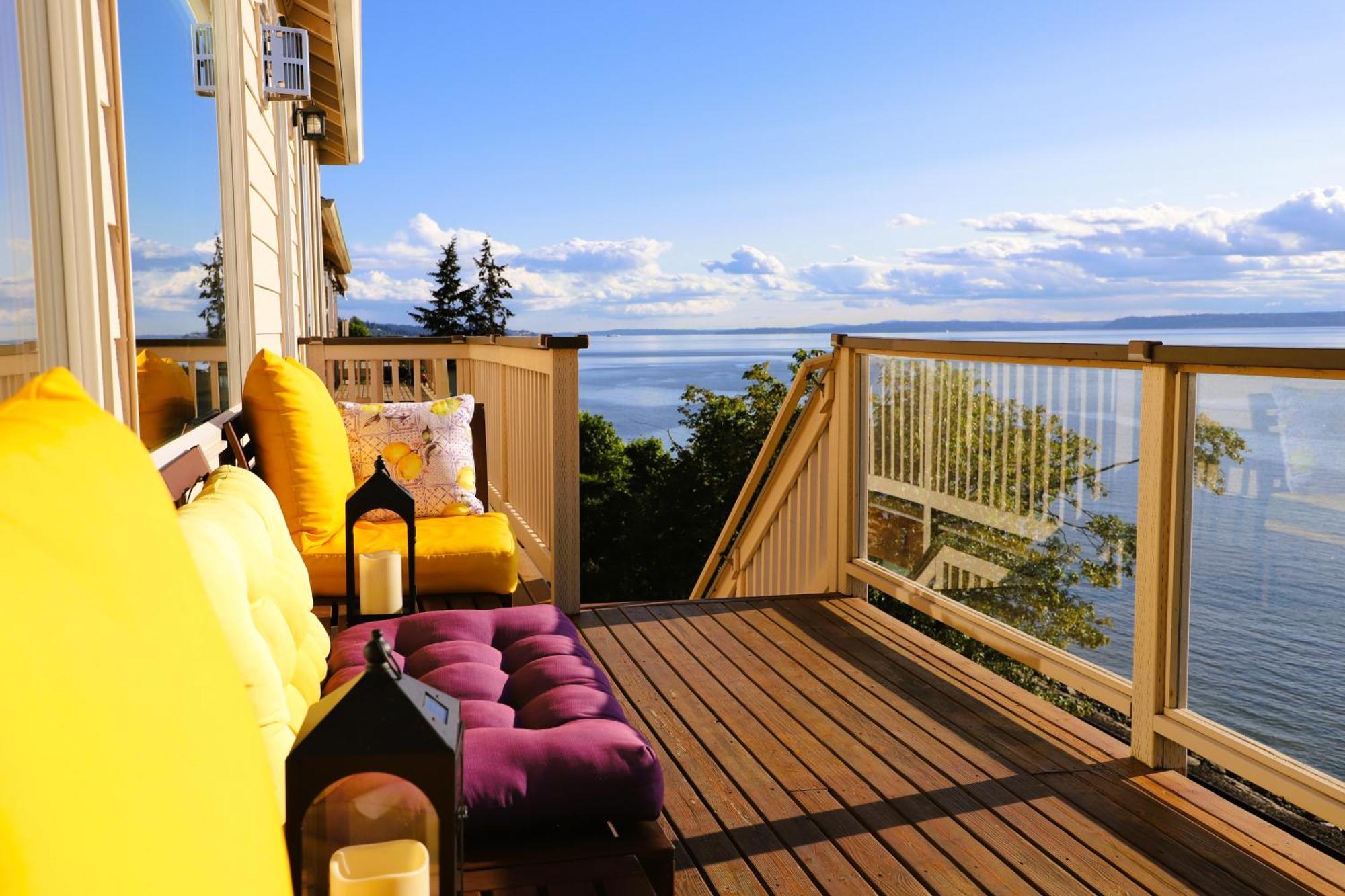Stunning House With Views Of Puget Sound! Ideal For Family Reunions Едмъндс Екстериор снимка